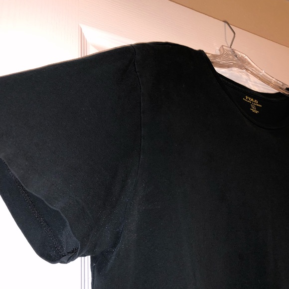 Ralph Lauren black u neck shirt - Picture 2 of 4